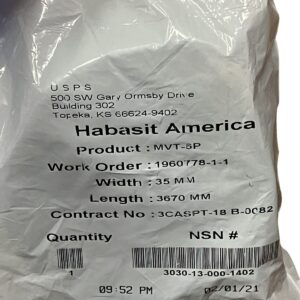 Habasit America MVT-6P Belt 35mmx3670mm (lot of 5)