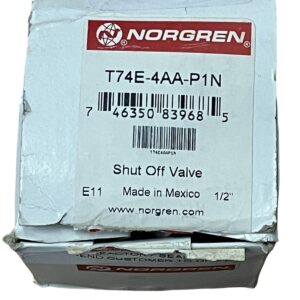 Norgren T74E-4AA-P1N Pneumatic Lockout Valve 1/2"