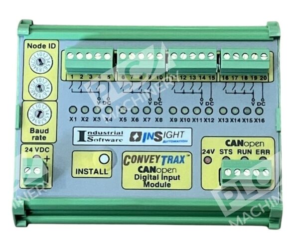 Industrial Software 0x36314944 Insight ConveryTrax CANopen Digital Input Module