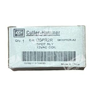 Cutler Hammer D5PR2R /A2 Control Circuit Relay DPDT RLY 12VAC Coil