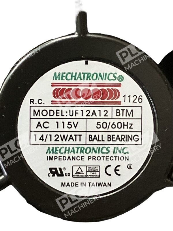 Mechatronics UF12A12 BTM Axial Fan - Image 2