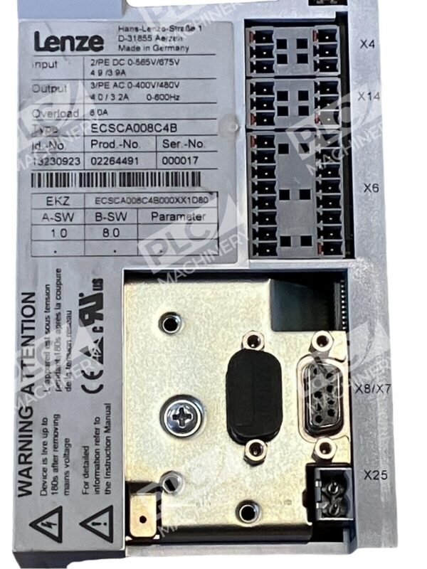 Lenze ECSCA008C4B Servo Drive Module - Image 4