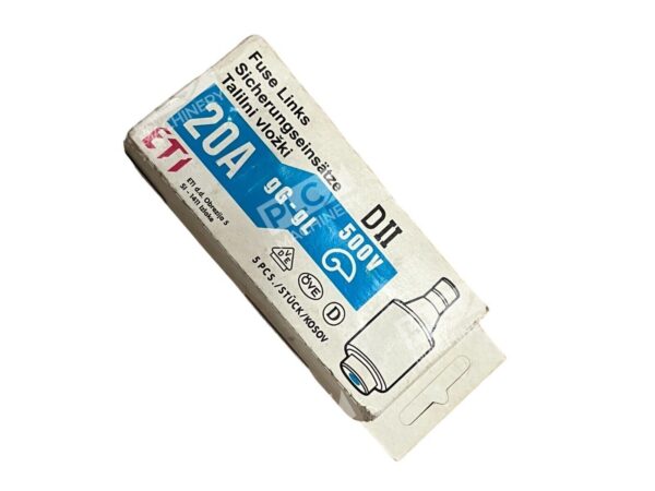 ETI 20A FUSE LINKS 500V  Box of 5