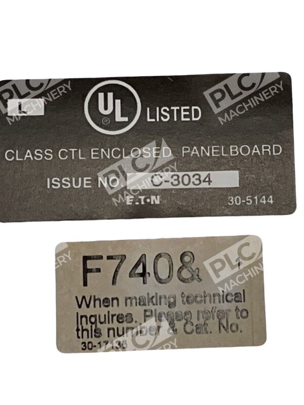 Eaton Cutler-Hammer BR612L125SP Main Lug Loadcenter - Image 7