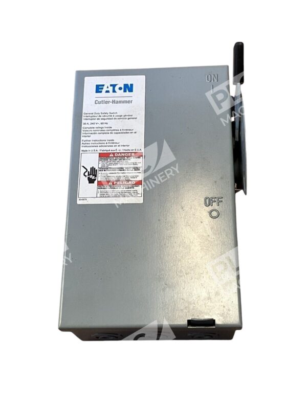 Eaton Cutler-Hammer DG321NGB /B General Duty Safety Switch - Image 3