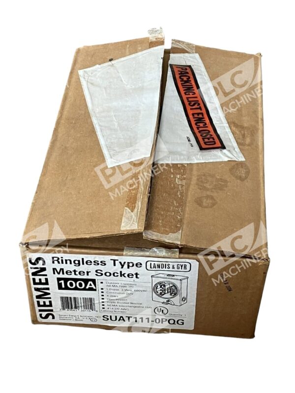 Siemens SUAT111-0PQG Ringless Type Meter Socket Outdoor Enclosure