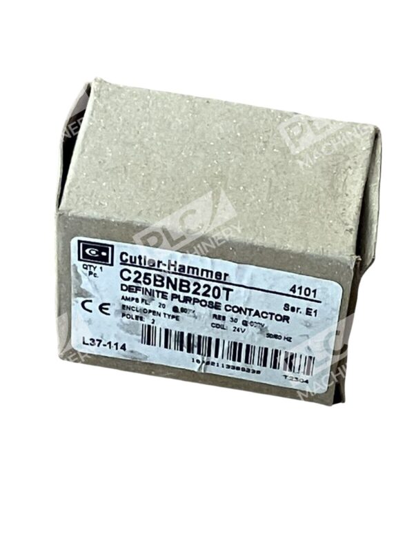 Cutler Hammer C25BNB220T /E1 Definite Purpose Contactor