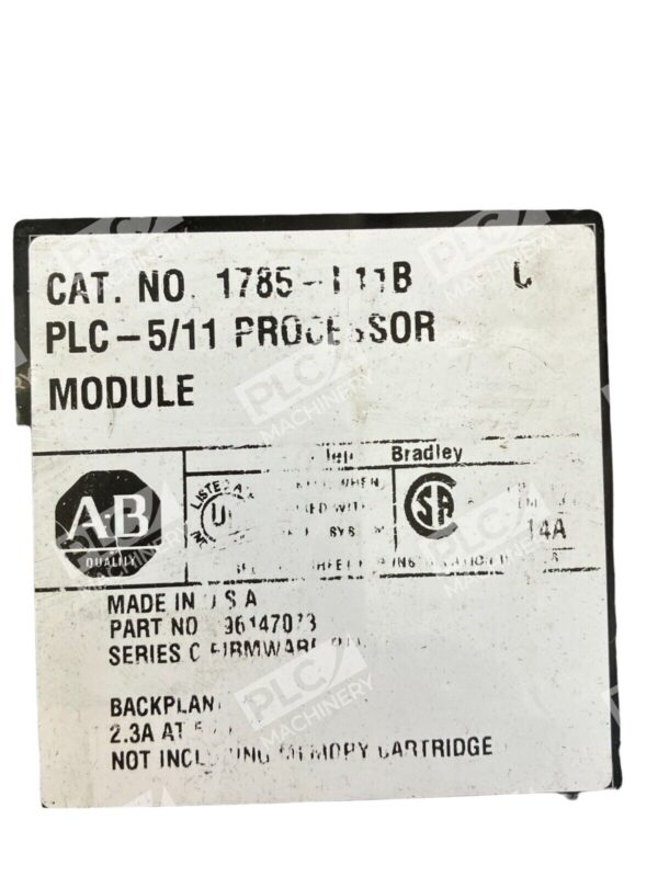 Allen Bradley 1785-L11B /C PLC-5/11 Processor Module - Image 2