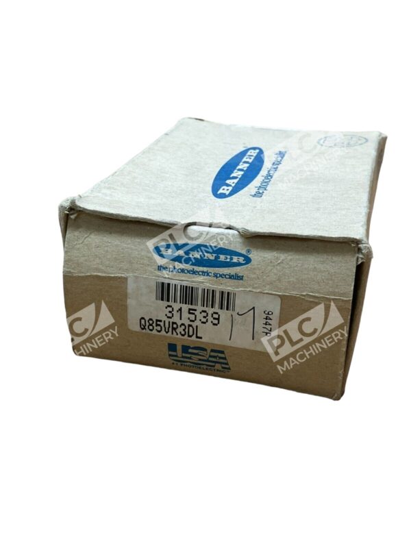 Banner Q85VR3DL Long Range Photoelectric Sensor
