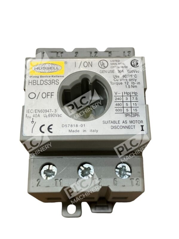 Hubbell HBLDS3RS Circuit-Lock Replacement Switch - Image 3