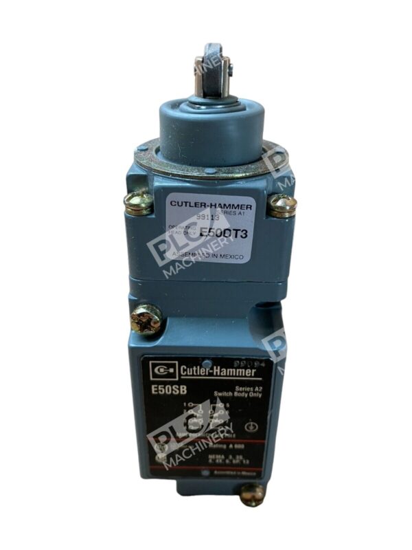 Cutler Hammer E50BT3 Limit Switch Component Top Push Roller Spring Return Compos - Image 2