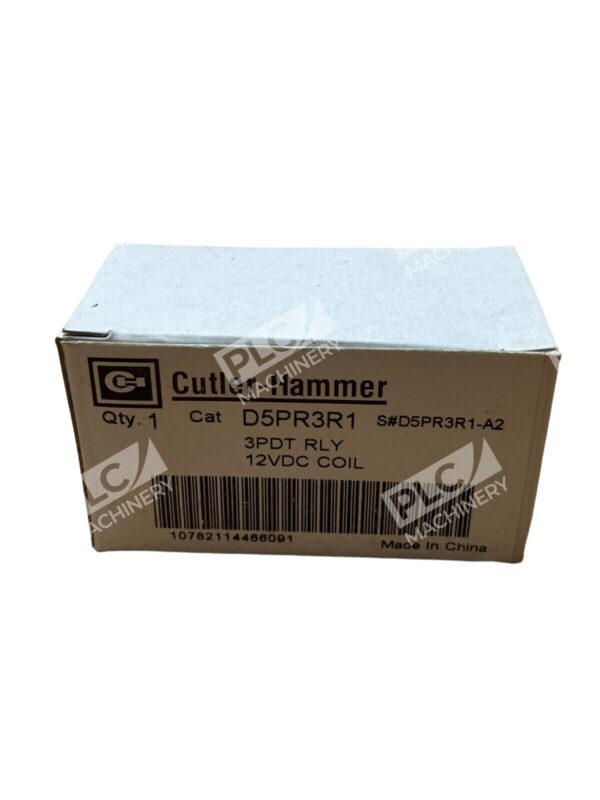 Cutler Hammer D5PR3R1 A2 3Pdt Relay 12VDC Coil