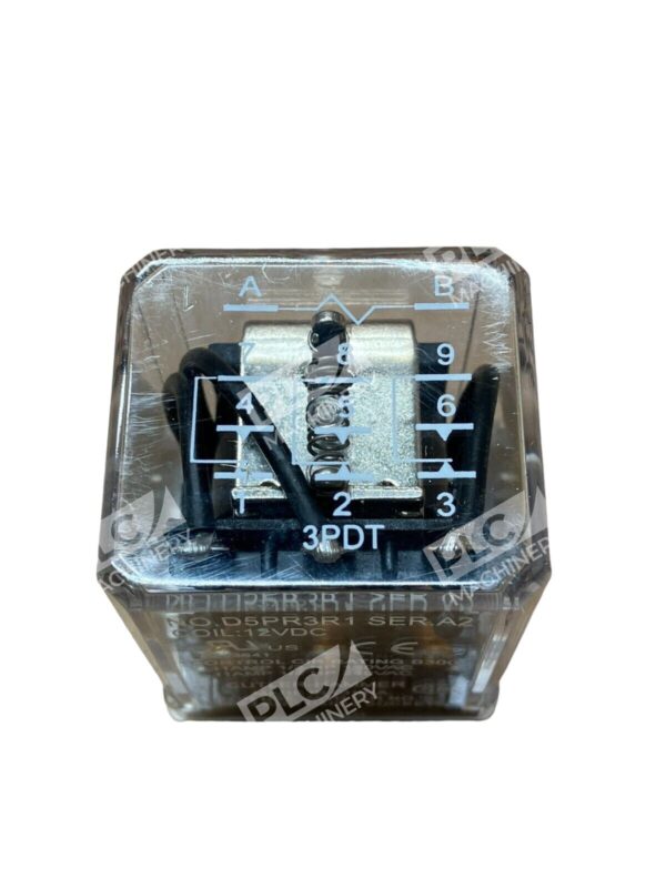Cutler Hammer D5PR3R1 A2 3Pdt Relay 12VDC Coil - Image 3