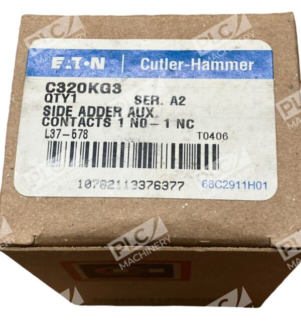 Eaton Cutler Hammer C320KG3 Side Adder Aux. Contacts 1 N0-1 NC