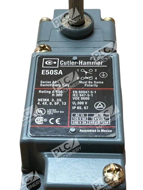 Cutler Hammer E50SA A2 Limit Switch Body Only Complete - Image 2