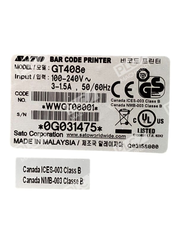Sato GT408e Barcode Thermal Printer - Image 6