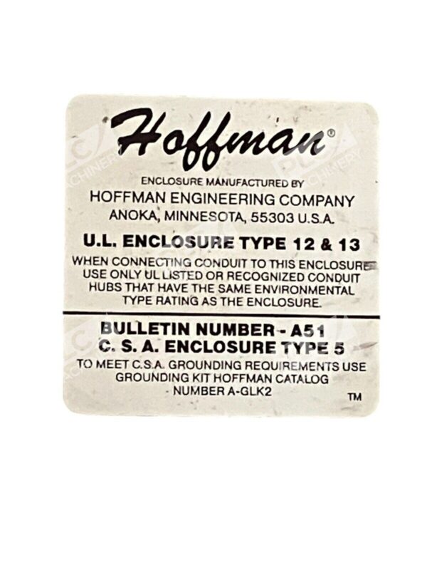 Hoffman Enclosure BriskHeat BSAT051002 Percentage Control A51 - Image 3