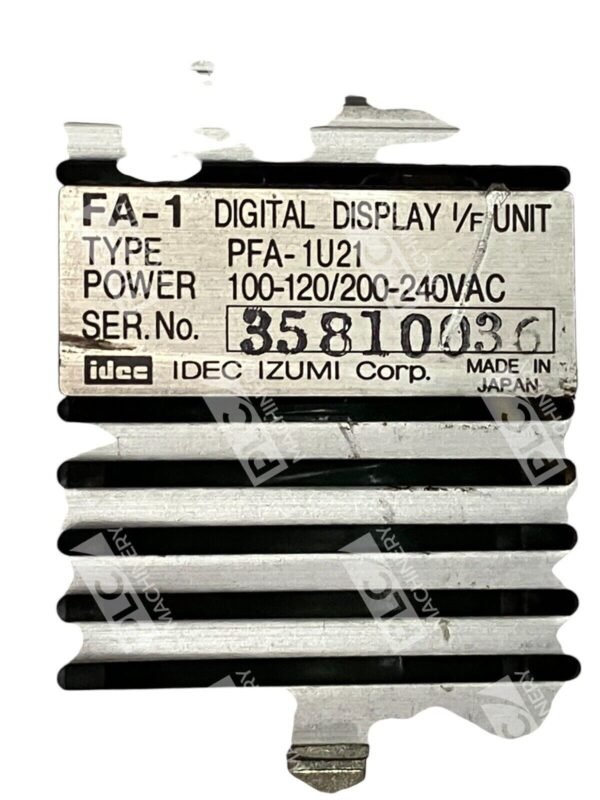 Idec Izumi FA-1 Digital Display Interface Unit PFA-1U21 - Image 2