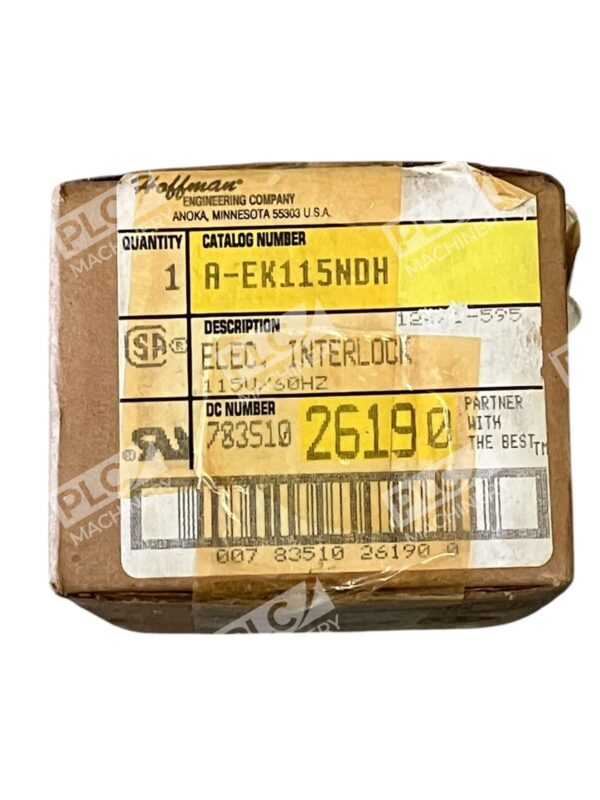 Hoffman 26190 115V/60Hz Electrical Interlock A-EK115NDH