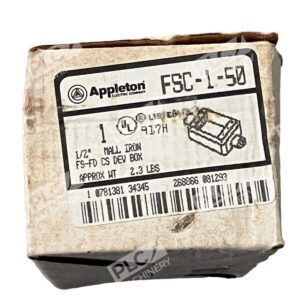 Appleton FSC-1-50 1/2" Mall Iron Device Box