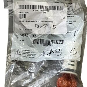 Allen Bradley 800FD-P0N3 /A Flush LED Amber Pilot Light New