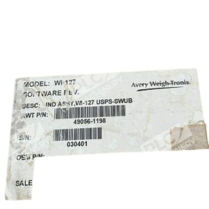 Avery Weigh-Tronix WI-127 Scale Readout Display Control Unit