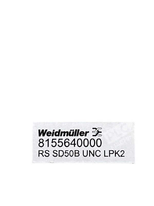 Weidmuller 815564 Terminal Block RSSD 50B/LPK2H RS SD50B UNC LPK2 - Image 2