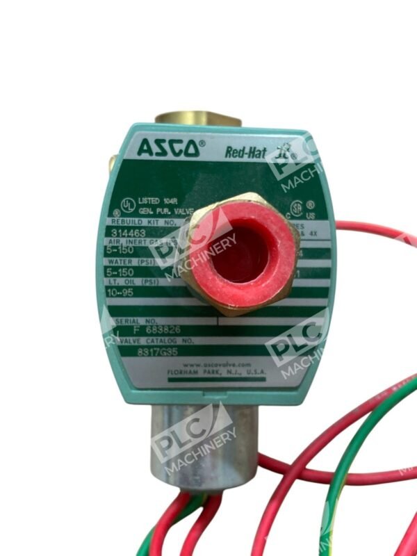 ASCO 120/60 110/50 F683826 1/4 3W Red Hat Valves 8317G35 - Image 6