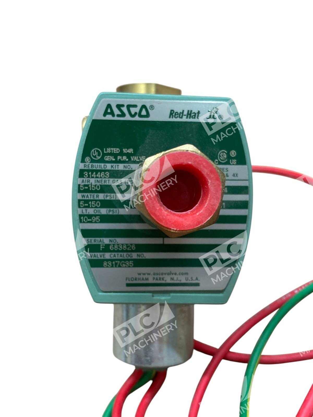 ASCO 120/60 110/50 F683826 1/4 3W Red Hat Valves 8317G35 - Image 6