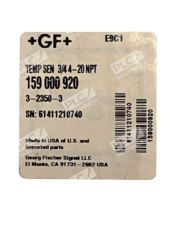 Georg Fischer 3-2350-3 Temp Sen 3/44-20 NPT Sensor 159000920 - Image 2