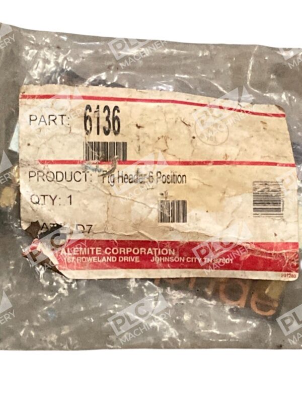 Alemite Corp Fig Header 6 Position Block 6136 - Image 2