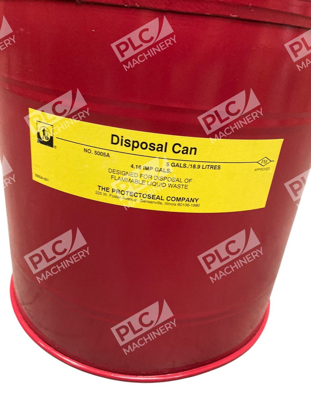 Protectoseal 5005A-501 5Gal 18.9L 4.16ImpGal Disposal Can 5005A - Image 2