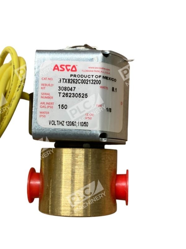 ASCO 120/60 110/50 T26230525 1/8" 150PSI 8.1W Solenoid Valve HTX8262C00213200 - Image 7