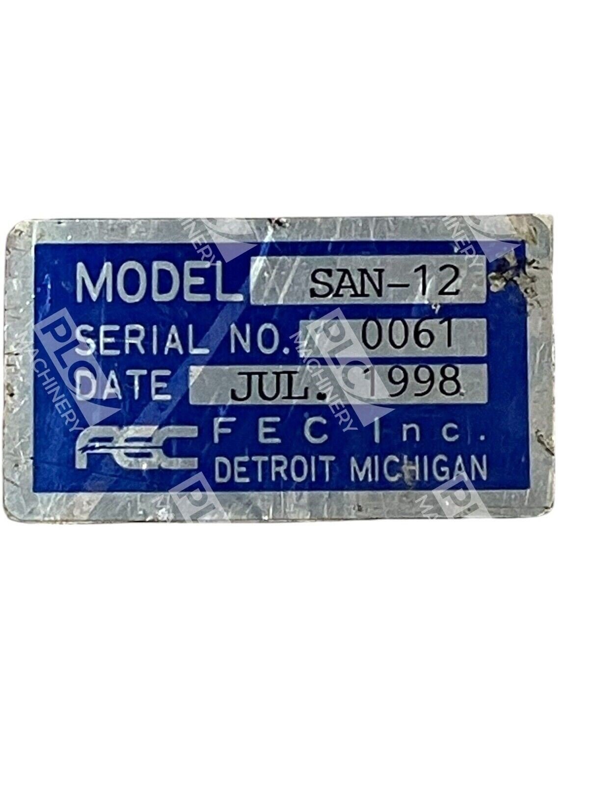 FEC AFC1500 Axis Controller SAN-12 - Image 3