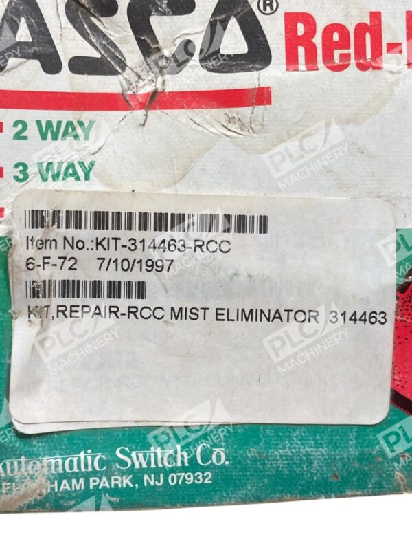 ASCO Red Hat Air-RCC Mist Eliminator Repair Kit 314463 - Image 2
