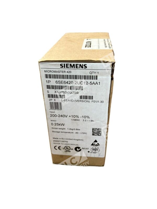 Siemens 6SE6420-2UC12-5AA1 Micromaster 420 - Image 7