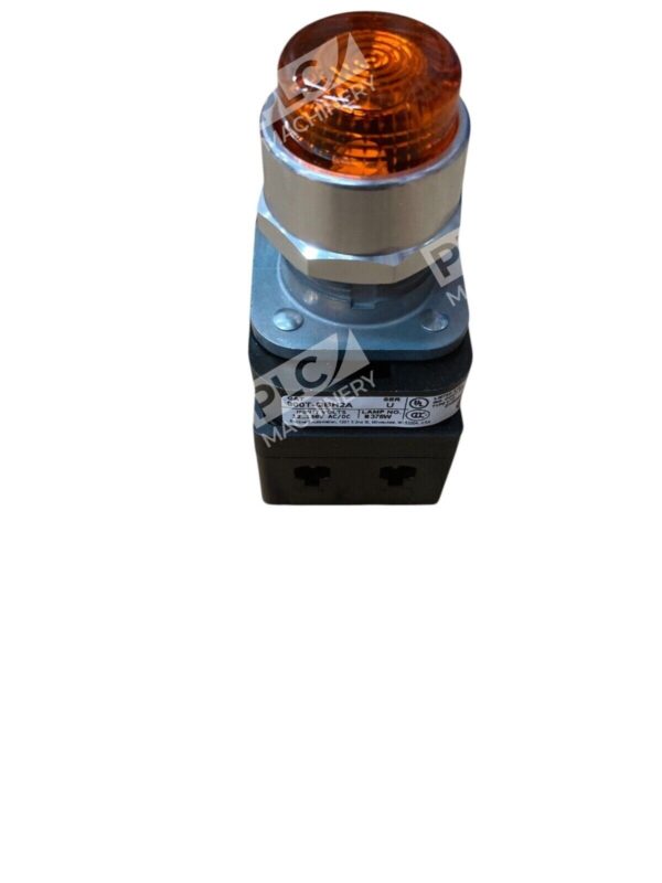 Allen Bradley AB Amber 30mm Momentary Push Button 800T PB 800T-QBH2A /U - Image 3