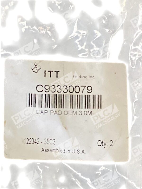 Enidine ITT 122342-35C3 UC 3330 CAP PAD OEM 3.0M C93330079 - Image 2