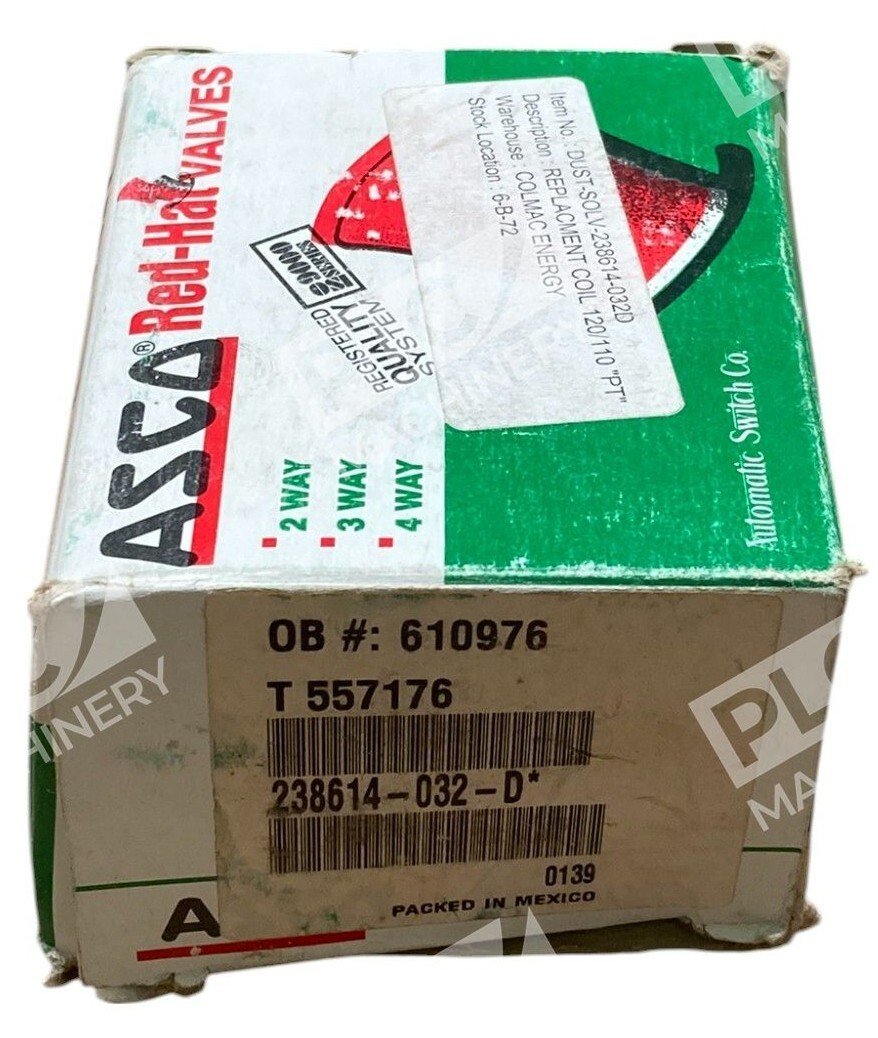 ASCO MP-C-089 238614-032D 120/60 110/50 FT Solenoid Coil 610976