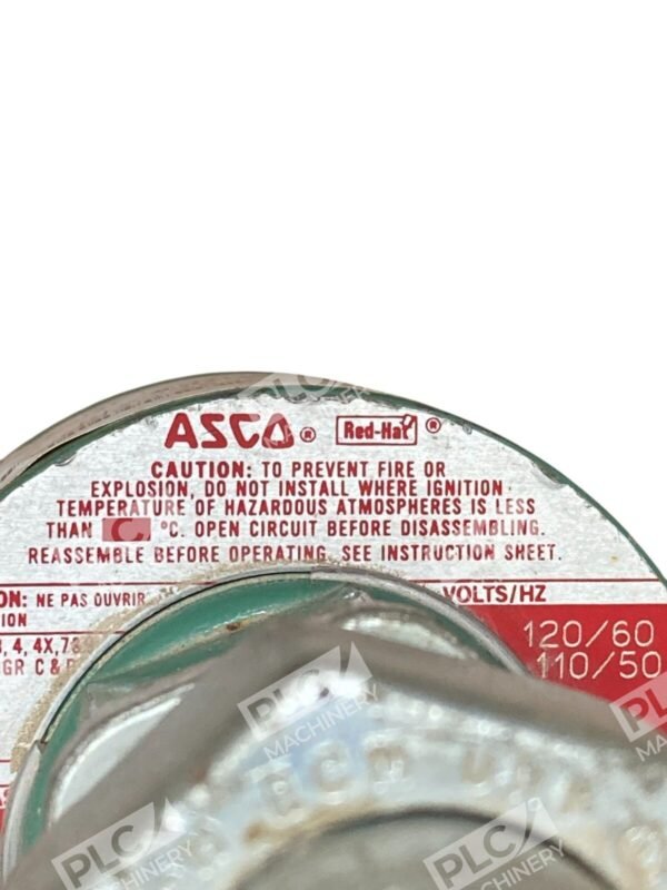 ASCO Red Hat 1/4NPT 309SI ASC510 Solenoid Valve 832062 - Image 4