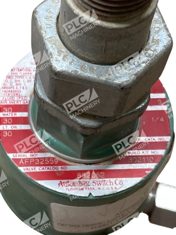 ASCO Red Hat 1/4NPT 309SI ASC510 Solenoid Valve 832062 - Image 6