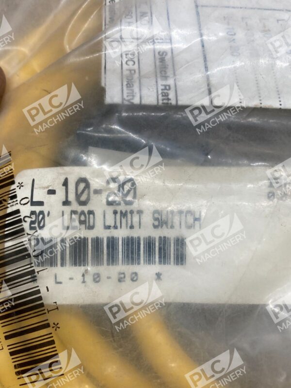 Lin-Act 120V L-10X20 L-10 20' Lead Limit Switch Assembly L-10-20 - Image 3