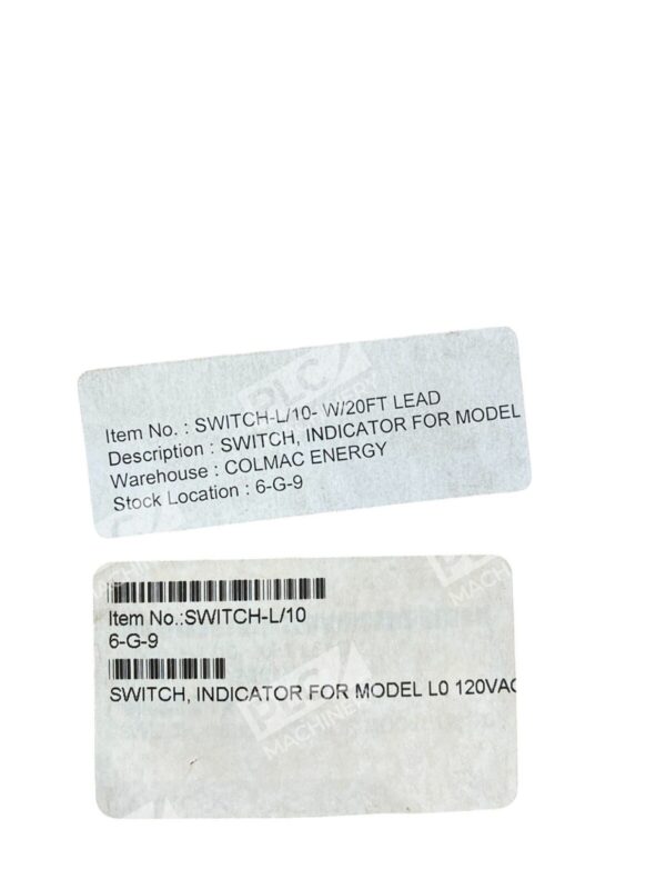 Lin-Act 120VAC/DC Indicator Switch L-10 - Image 5