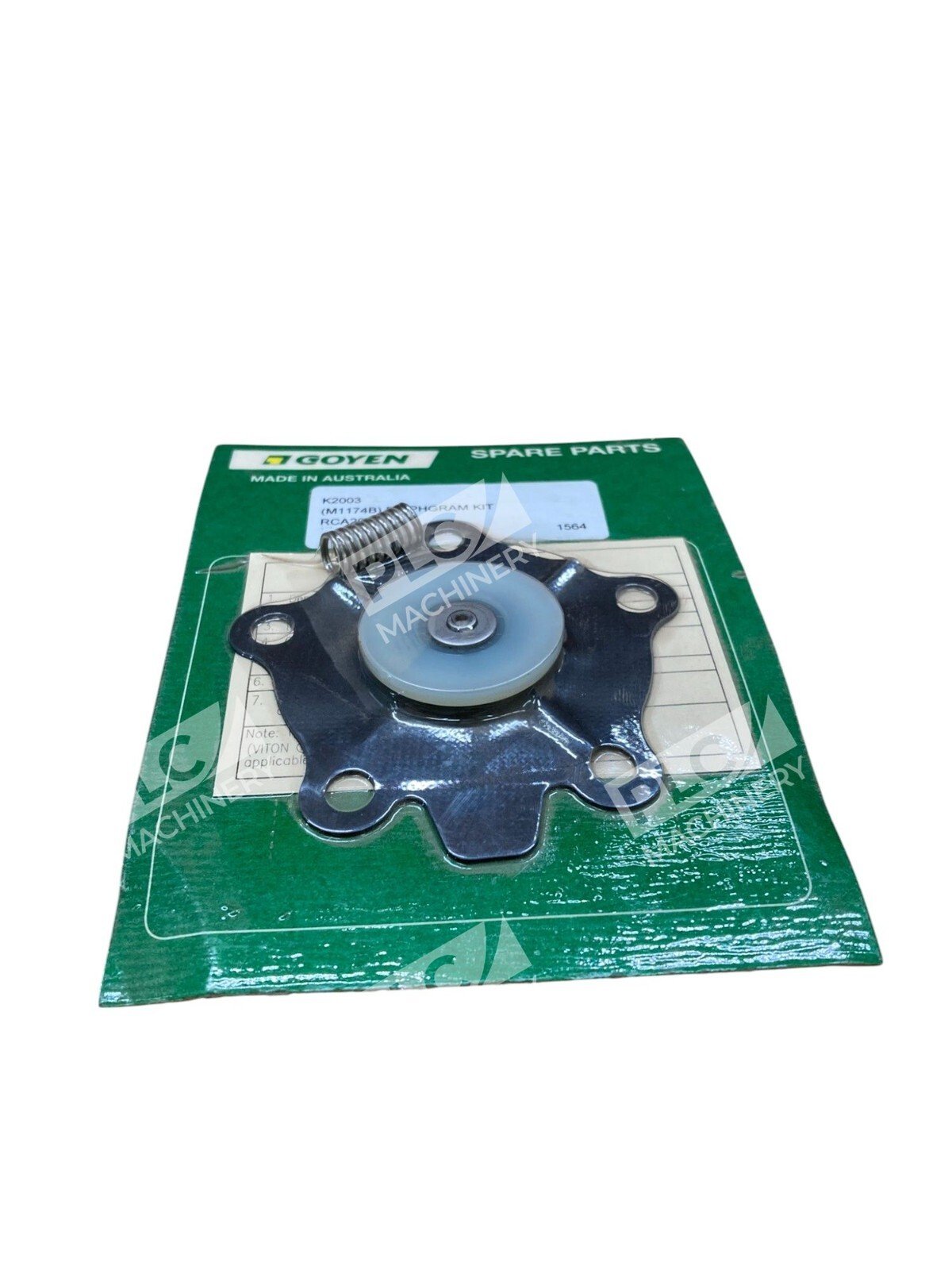 Goyen RCA20M M1174B Diaphragm Kit K2003 - Image 3