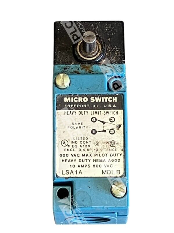 Micro Switch MDLB 10A 600VAC Heavy Duty Limit Switch LSA1A