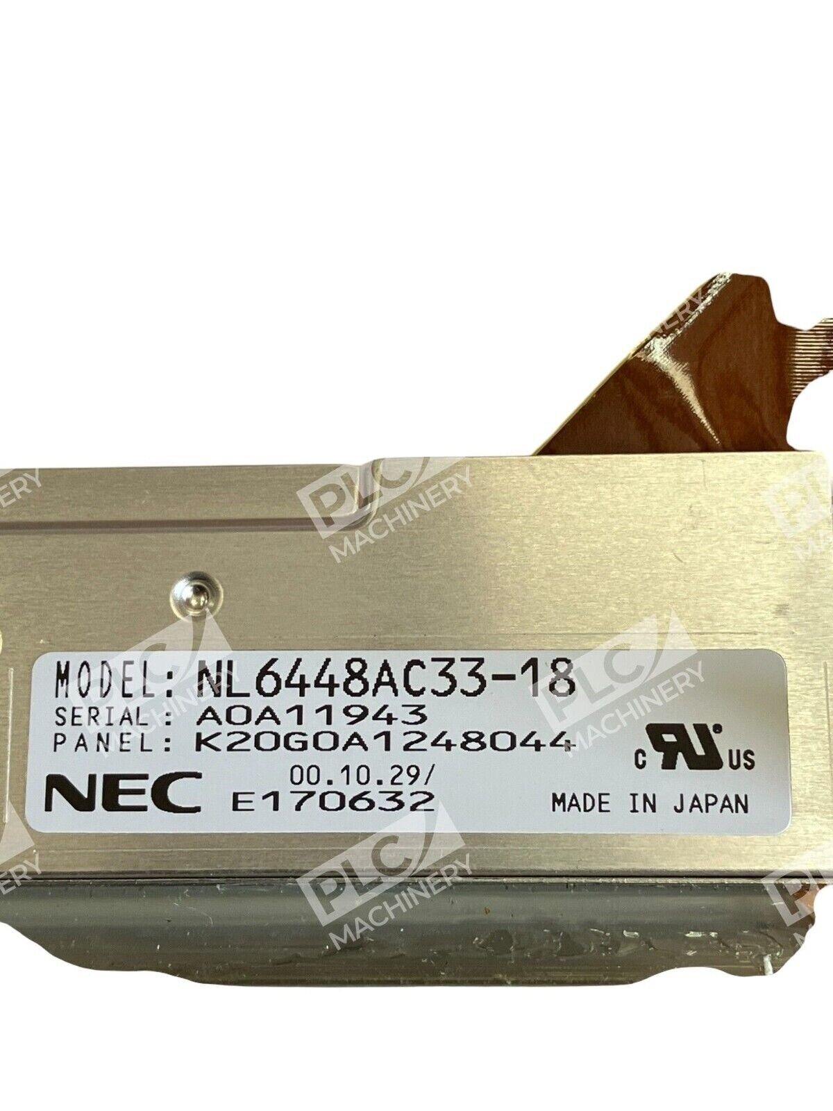 NEC K20G0A1248044 LCD Display Unit NL6448AC33-18 - Image 2