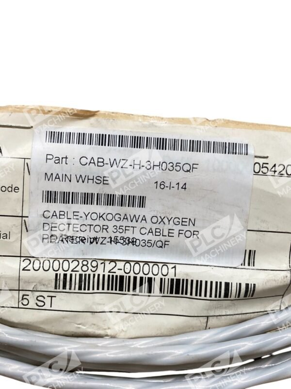 Yokogawa 35' Oxygen Detector Cable For Heater WZ-H-3H035QF - Image 4