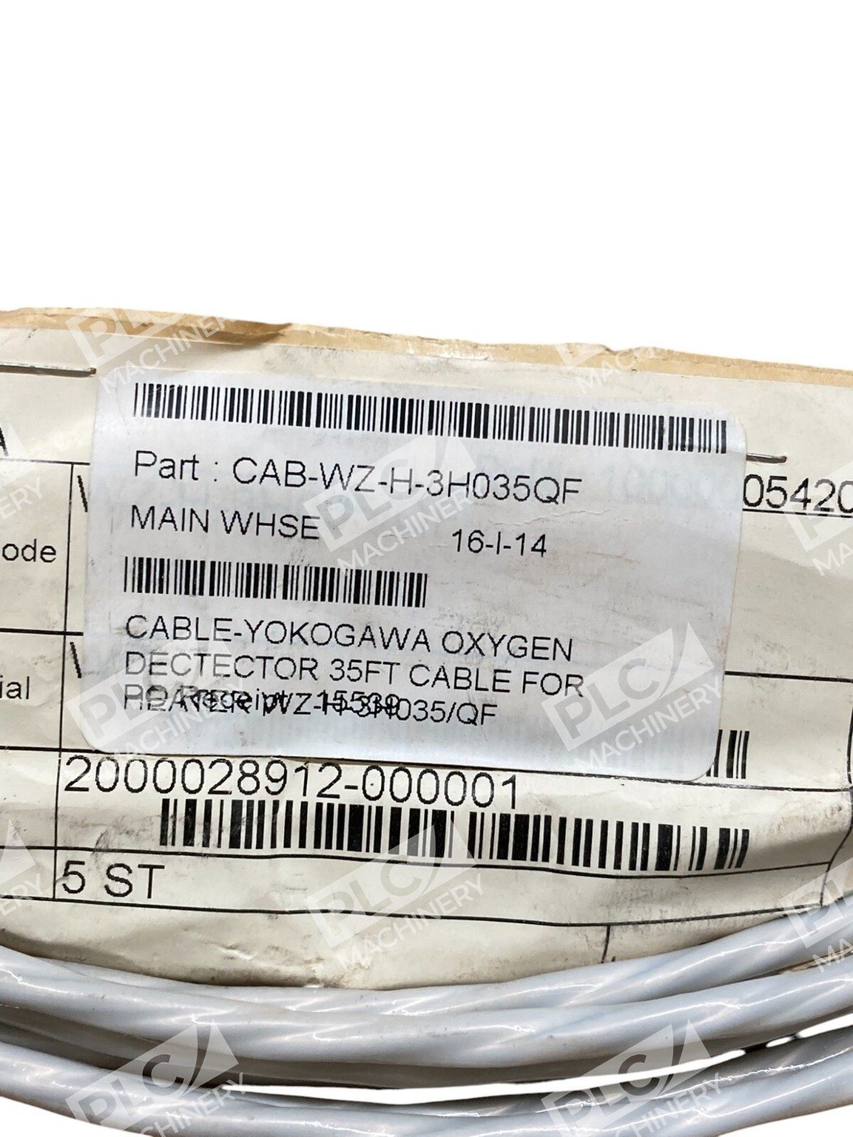 Yokogawa 35' Oxygen Detector Cable For Heater WZ-H-3H035QF - Image 4