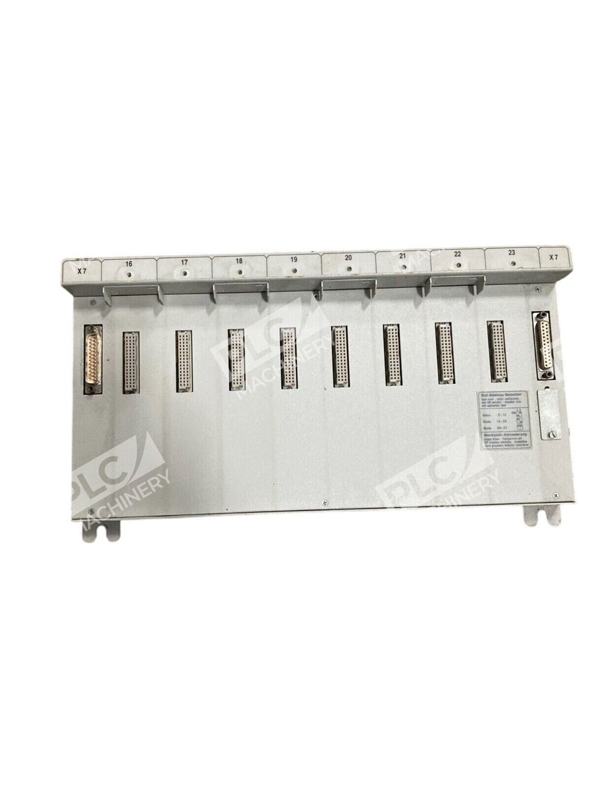 Indramat Bosch 243074 8 Slot Rack RECO-E.00/01
