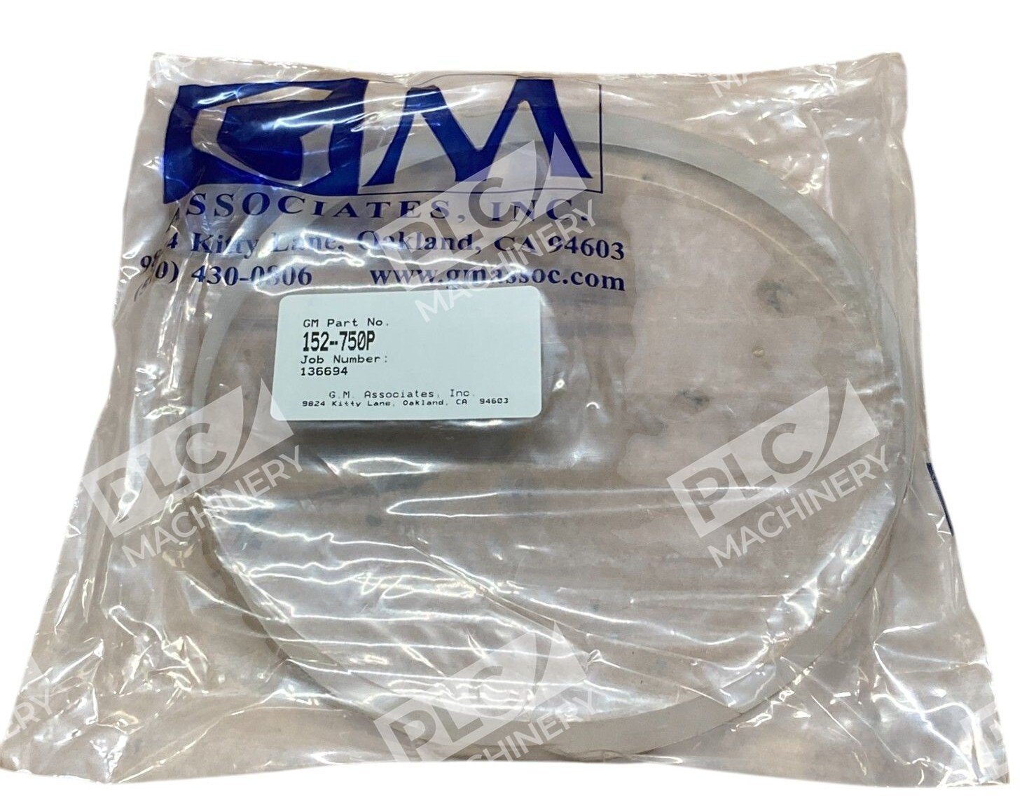 GM 136694 6" Dia 3/4" Thickness Polished Quartz Disc 152-750P
